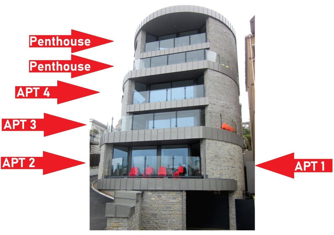 4 The View Apartments Ilfracombe - Seafront, Parking, Lift, Ev Eksteriør billede